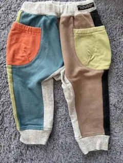 BREEZE カラーブロック スウェットパンツ 80