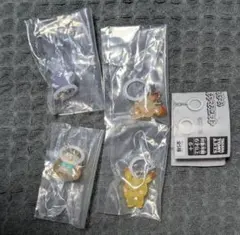 ポケピースめじるしアクセサリー　ピカチュウ　ピチュー　モクロー　ニャスパー