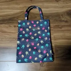 LADURÉE 花柄トートバッグ ネイビー