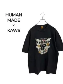 HUMAN MADE x KAWS グラフィックTシャツ ブラックのサムネイル