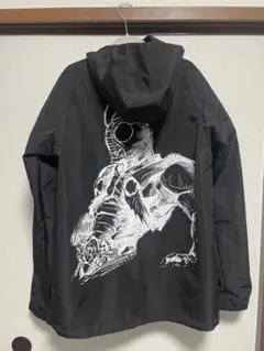 仮面ライダーブラックサンフード付きナイロンジャケット