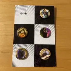 海外パークで購入　ディズニーヴィランズ　ミニ缶バッジ5個セット