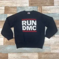 RUN DMC ロゴニット　　ブラック　XLサイズ