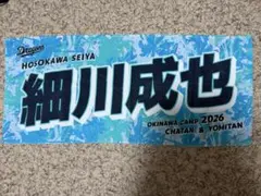 【新品】沖縄キャンプ2026 選手名フェイスタオル細川成也