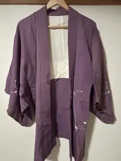 紫色 羽織 和服