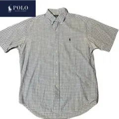 【90s】Ralph Lauren 半袖チェックシャツ　BLAKE Mサイズ