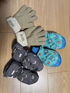 冬　手袋1〜3歳　ハンギョドン　フタフタ　テータテート