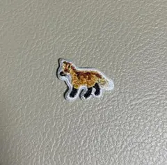 キツネ　アイロンワッペン1枚(6番)