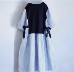 重ね着風ワンピ ース ゆったり Ｌサイズ