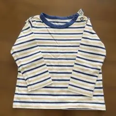 ストライプ 長袖Tシャツ 70-80サイズ