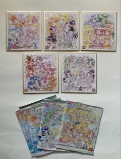 【新品】プリキュア 色紙アート20周年special2 全5種セット