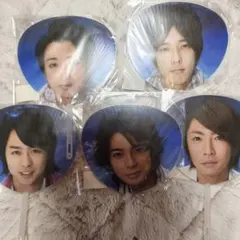 嵐 ミニうちわ グッズ 二宮和也 櫻井翔 松本潤 相葉雅紀 AAA 大野智