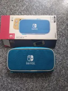 ★Nintendo Switch Lite専用 ケース青＋外箱★