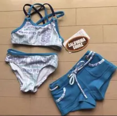 CALIFORNIA SHORE セパレート水着 細身 110cm 3点セット