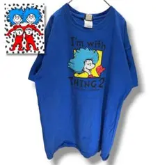 00S ユニバーサルスタジオ　thing2 ドクタースース Tシャツ サイズL