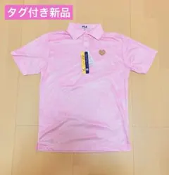 新品未使用 タグ付き FILA ピンク ポロシャツ ゴルフウェア Mのサムネイル