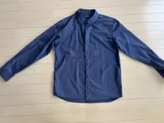 セール⭐️ナノユニバース　メンズ　長袖シャツ　ネイビー　カジュアル