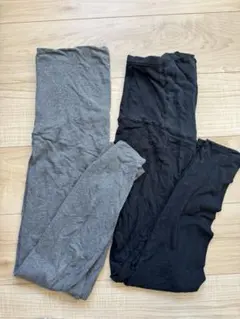 マタニティレギンス 2色セット グレー・ブラック　ユニクロ　Mサイズ