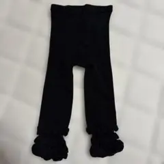 ★新品★黒 フリル付きスパッツ★75★
