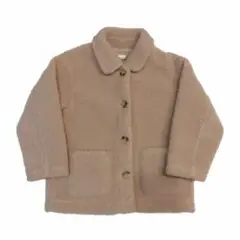 ピンクベージュ ボアコート 110サイズ