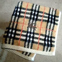 Burberrys ウォッシュタオル　34.5×33.5cm　チェック柄