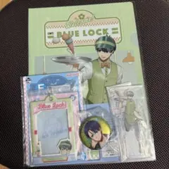 潔世一 一番くじ ブルーロック 缶バッチ パスケース ファイル