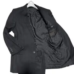 コムサデモード MEN スーツセットアップ ブラック Sサイズ シルク混 日本製