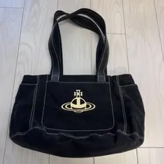 ヴィヴィアンウエストウッド キャンバス トートバッグ ブラックのサムネイル