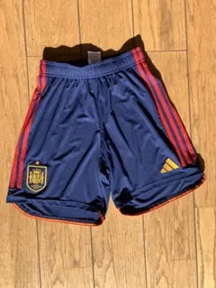 adidas スペイン代表 ネイビーショートパンツ