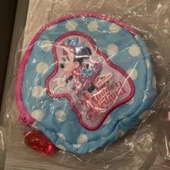 ミニー　パルパルーザ　パルパル　カプセルトイ　ミニポーチ　水色