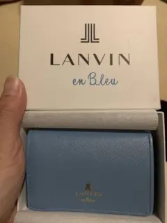 LANVIN en Bleu 三つ折り財布