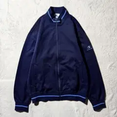 【Y8114】champion トラックジャケット　サイズL ネイビー