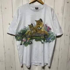 USA製 90s HABITAT ピューマ アニマル レア Tシャツ XLのサムネイル