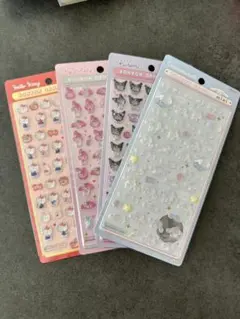 【正規品】ボンドロmini マイメロ　赤キティ　シナモロール　クロミ　4枚