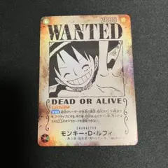 OP13-118 モンキー・Ｄ・ルフィ SEC 手配書