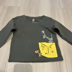 graniph グラニフ トムとジェリー 刺繍 長袖 90サイズ
