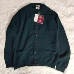 WILLIAM LOCKIE ラムウール カーディガン エルボーパッチのサムネイル