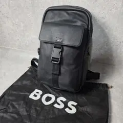 新品 未使用 HUGO BOSS ヒューゴボス ボディバッグ モノストラップ 黒