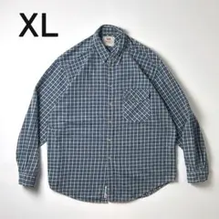 リーバイス BDインディゴチェックシャツ XL ネイティブ Levi's 90s