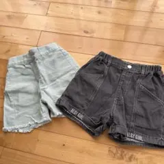 140cmショートパンツ2点セット