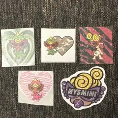 ヒステリックキャラクター ステッカー 5枚セット