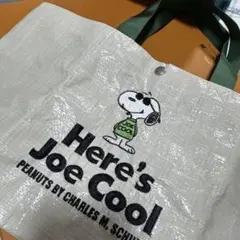ソレイル　PEANUTS Joe Cool トートバッグ　スヌーピー　エコバッグのサムネイル