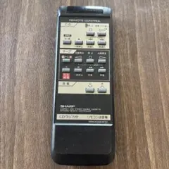 SHARP CDラジカセリモコン RRMCK0081AFZZのサムネイル