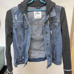 HOLLISTER フード付きデニムジャケット L