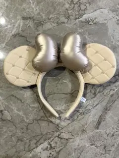 ベージュ ミニーカチューシャ