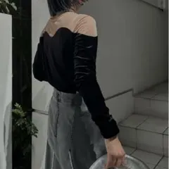 WAVE SWITCHING VELOUR TOPのサムネイル