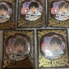 呪術廻戦 出前館 当選 乙骨憂太 折本里香の缶バッジ5点セット 呪術廻戦 出前館 当選 乙骨憂太 折本里香の缶バッジ