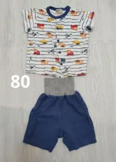 ホットビスケッツ HOT BISCUITS パジャマ 80サイズ ミキハウス