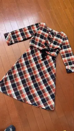 ローラアシュレイ チェック柄 ワンピース　美品！