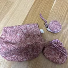 雪村千鶴風 イメージ 巾着 小物入れ セット